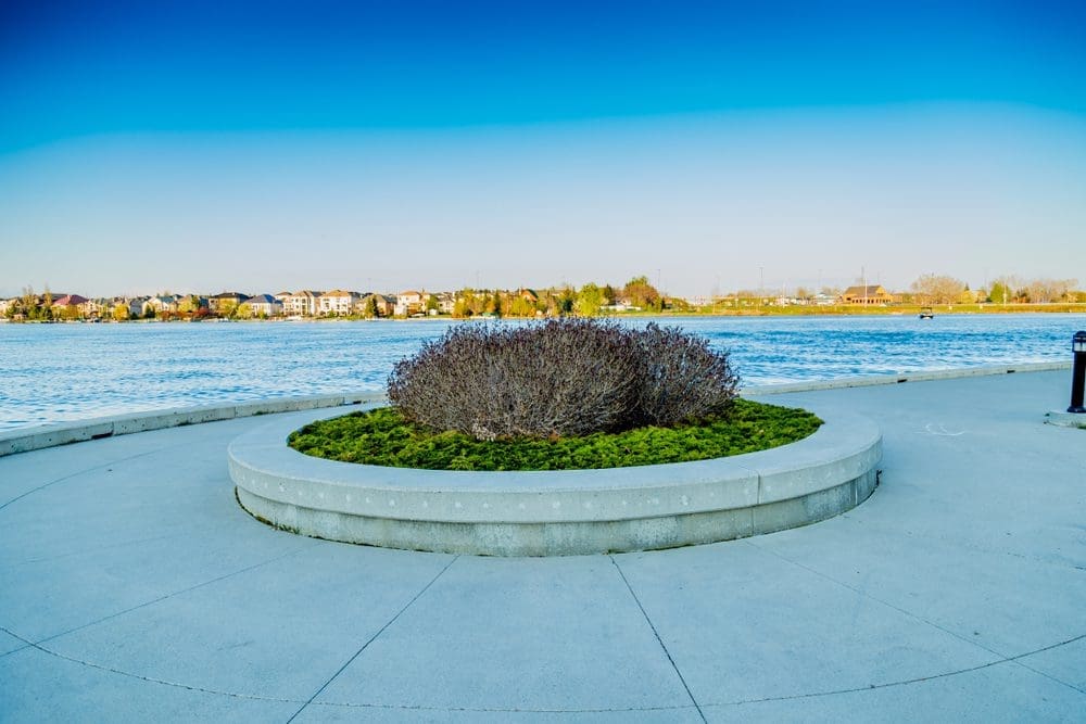 Dock,At,Chestermere,Lake