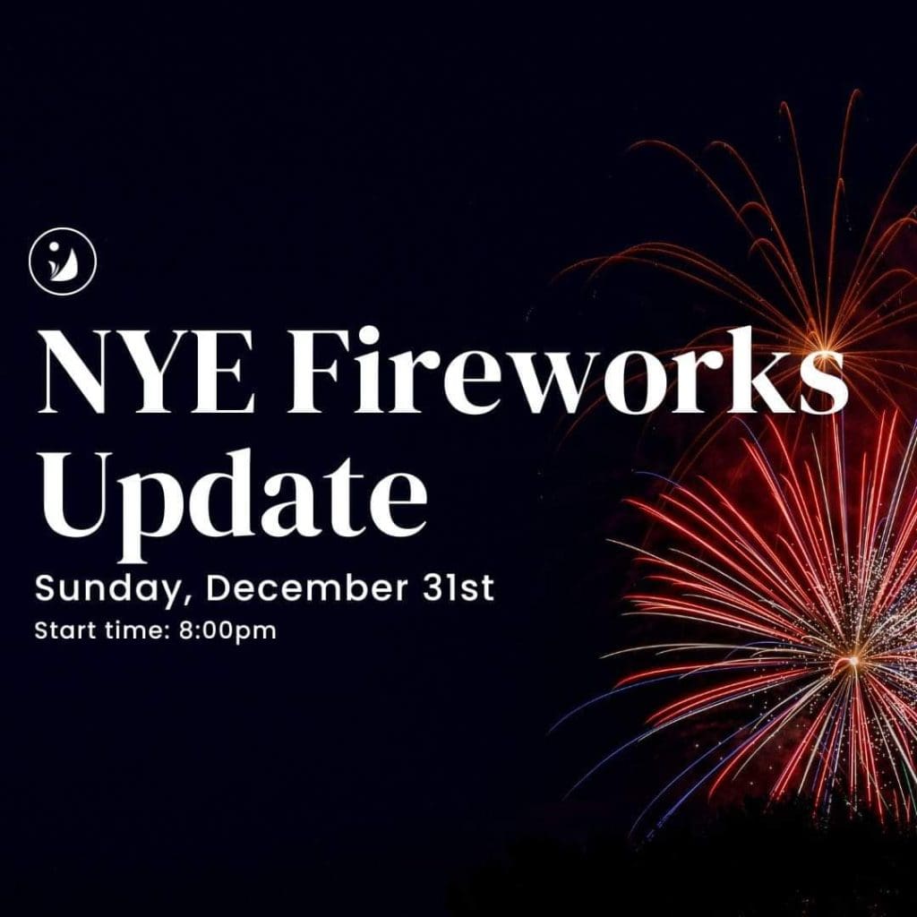 Chestermere NYE Fireworks