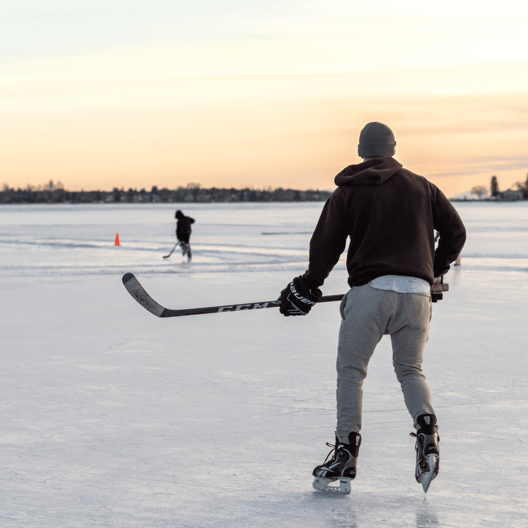 Chestermere Ice Rink - Ice thickness