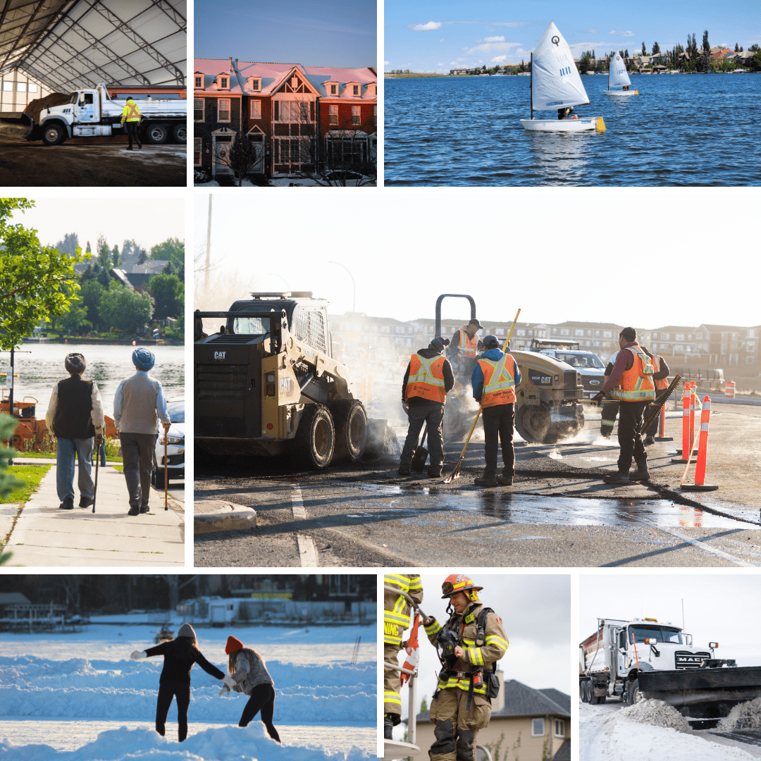 Chestermere Budget Collage Graphic